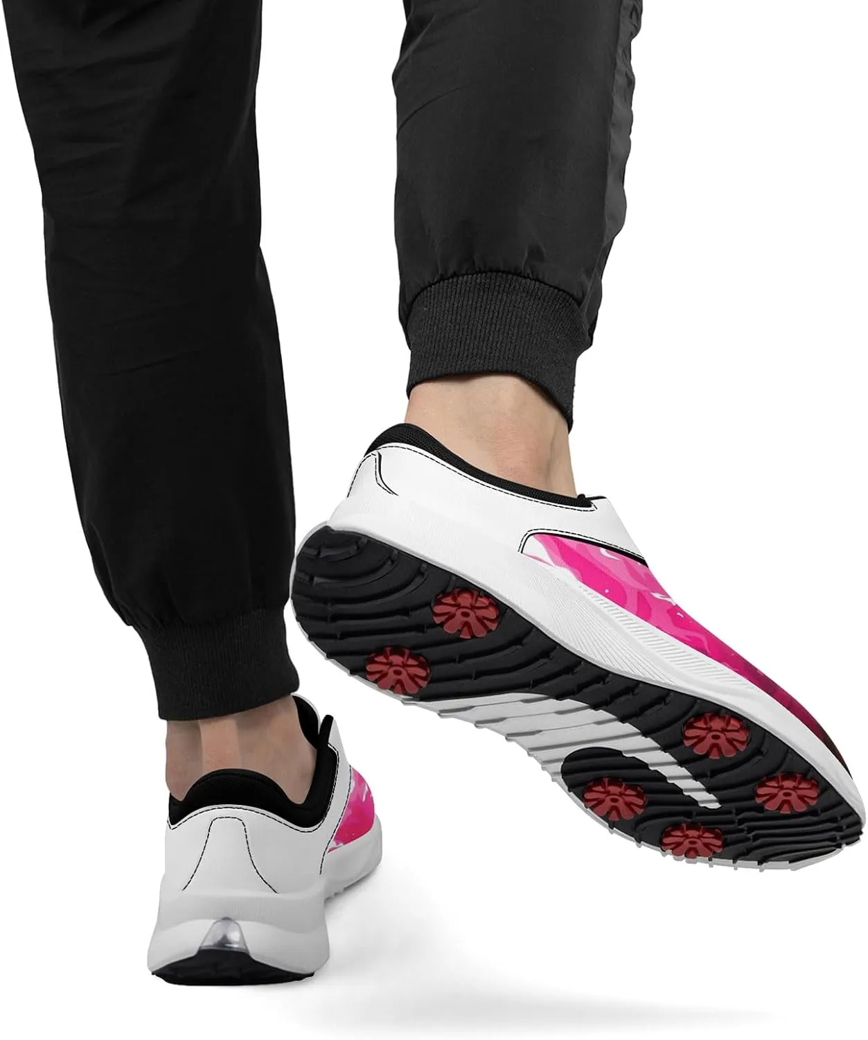 Custom Camo Graffiti Golf Shoes for Men Women Stylish Spikeless Vent Sole Personalize with Logo or Name Grass Sports Sneaker