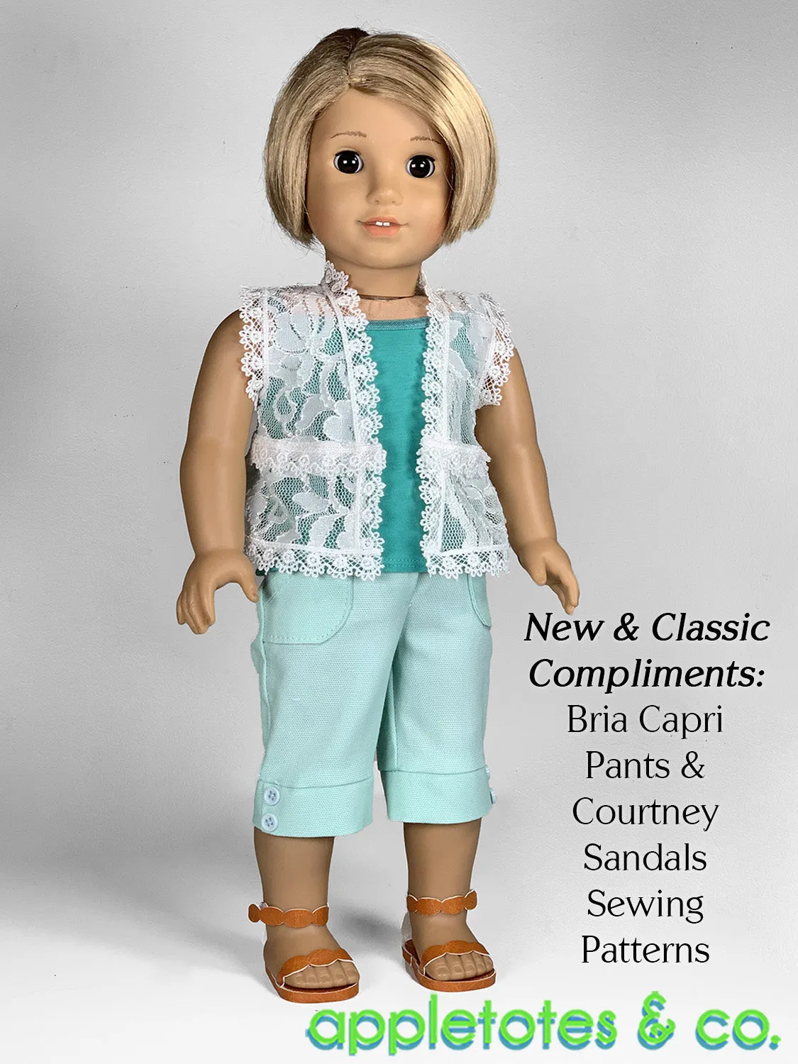 Lacey Shrug 18 Inch Doll Sewing Pattern