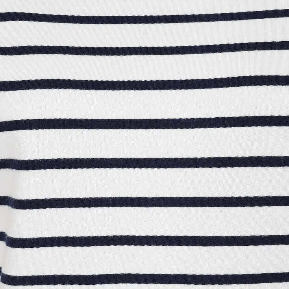 Lazy Jacks Womens Breton Top - White