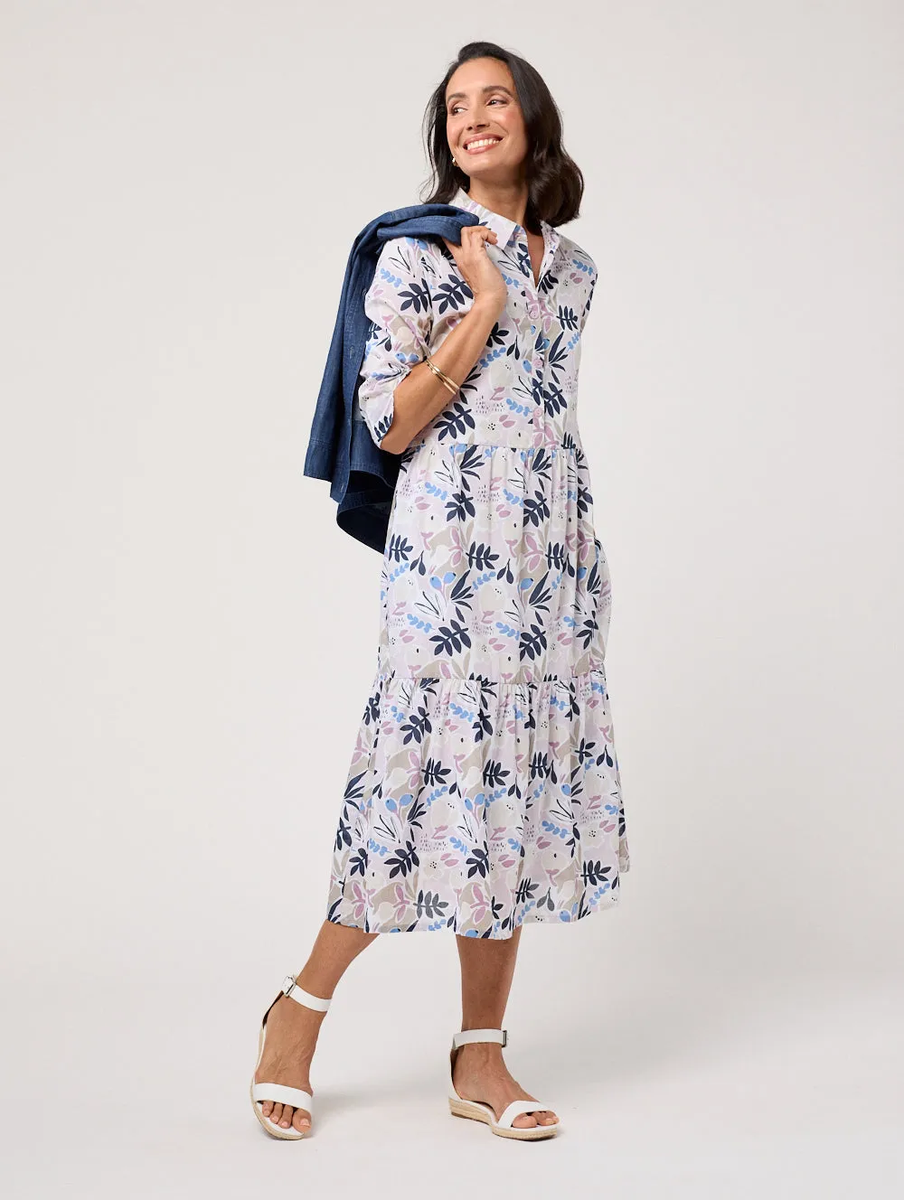 Leysa Elbow Sleeve Dress
