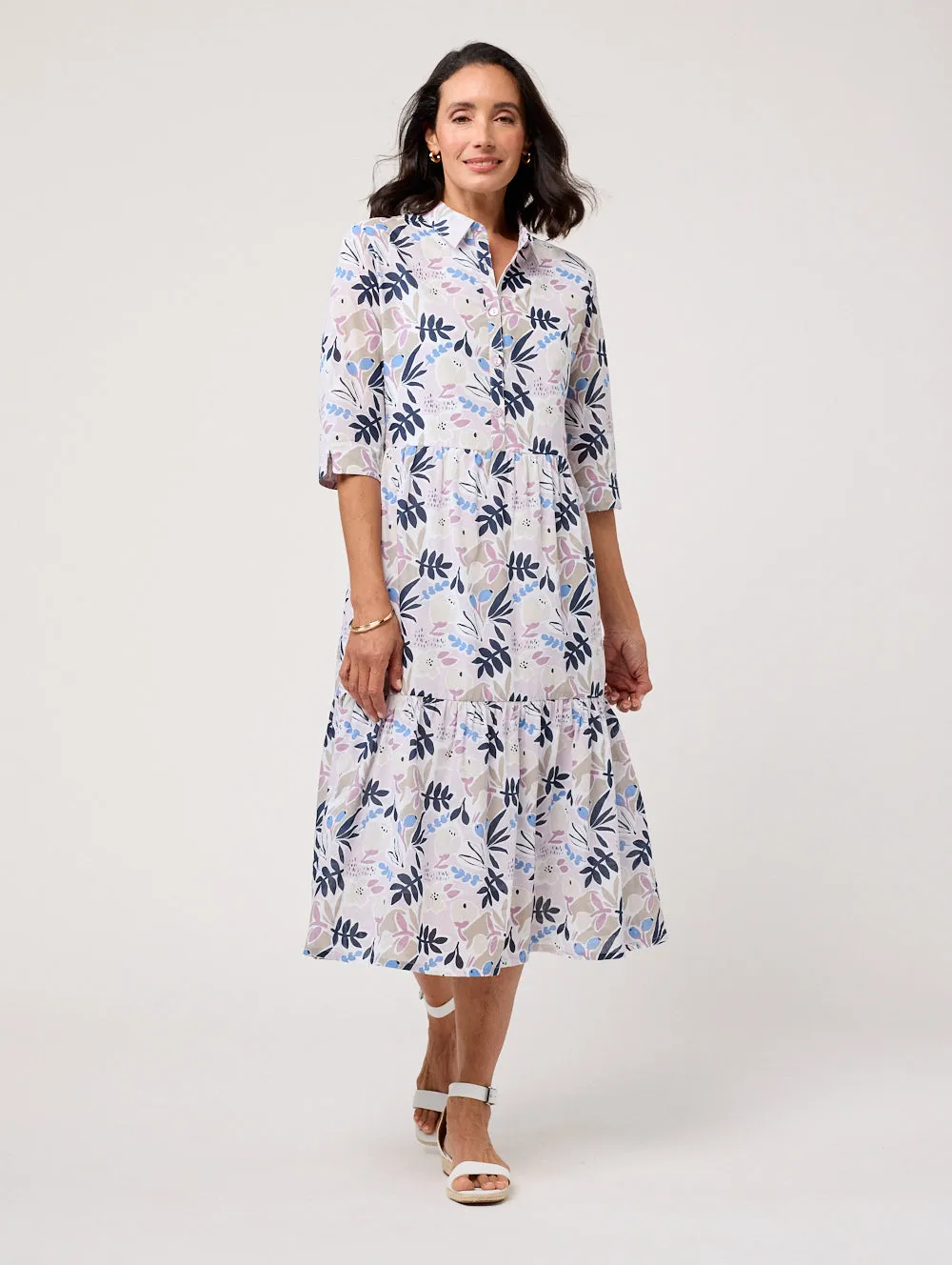 Leysa Elbow Sleeve Dress