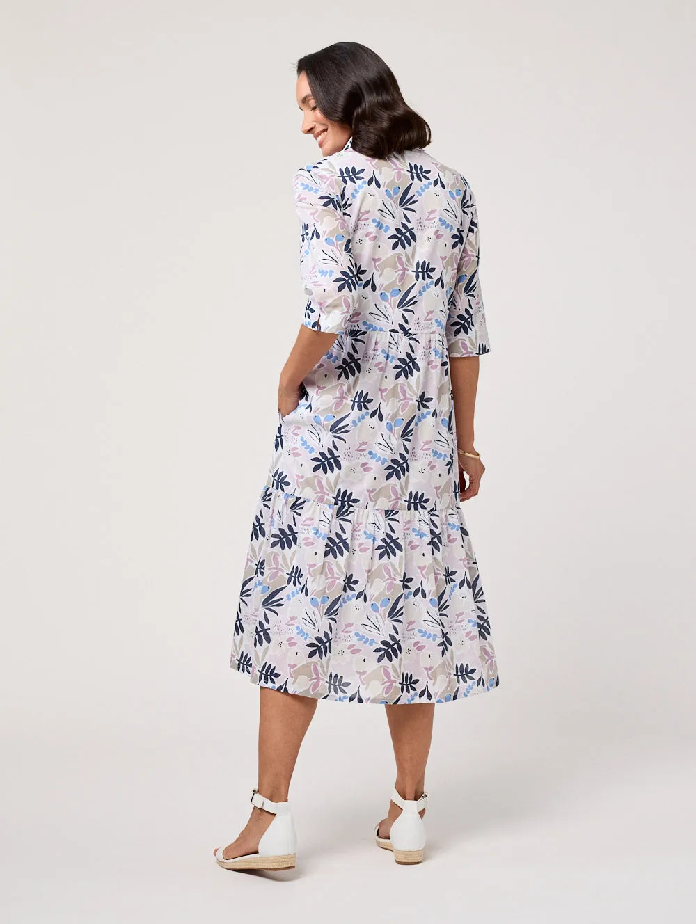 Leysa Elbow Sleeve Dress