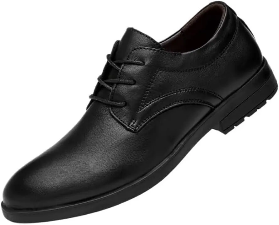 Men's Oxfords Formal Dress Shoes - Elegant Leather Dress Footwear for Business and Special Occasions