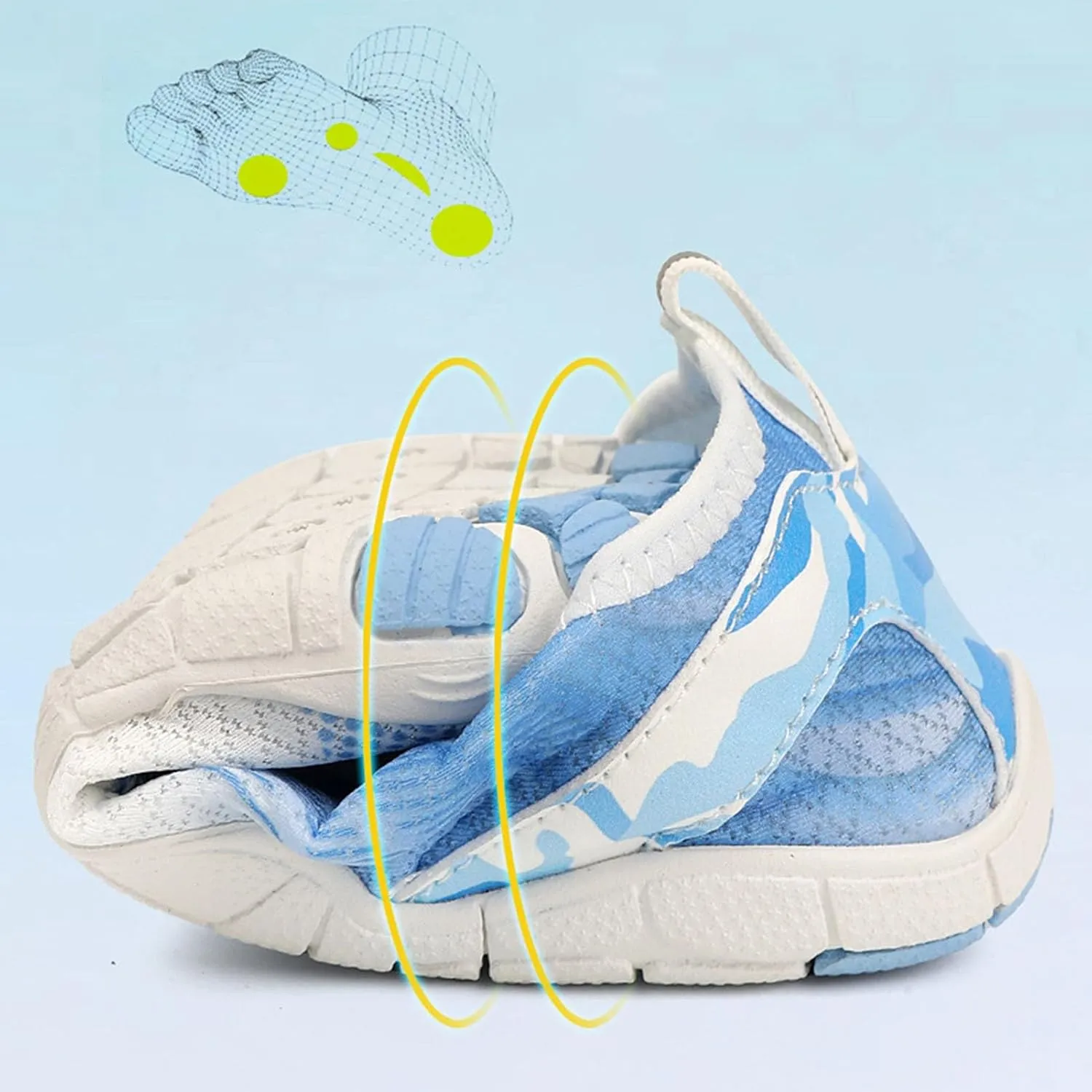 Stylish Water Shoes for Women Men Quick Drying, Breathable Hiking Barefoot Aqua Sports Water Shoes with Drainage, Outdoor Swim Diving Surf Kayaking