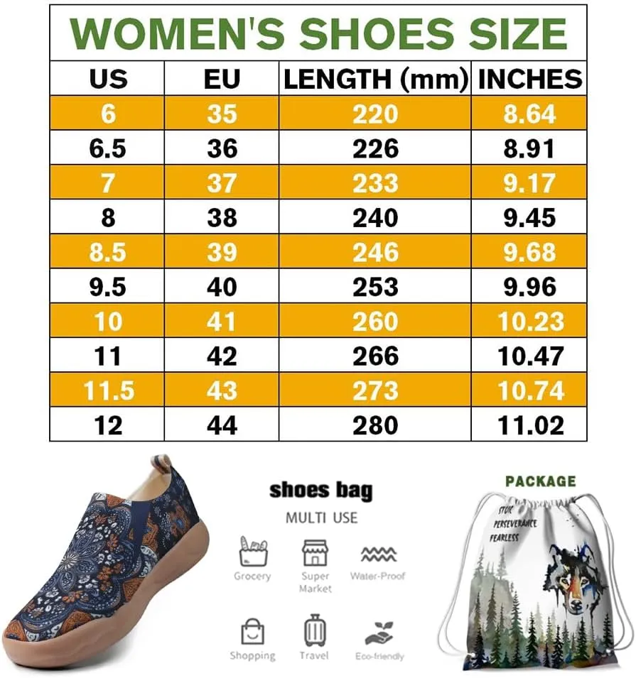 Women's Art Illustration Slip-on Shoes Vibrant Floral Casual Loafers Lightweight Comfortable Travel Footwear